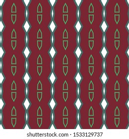 Seamless geometric ornamental vector pattern. Abstract background