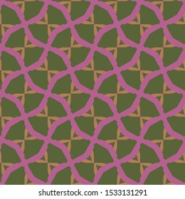 Seamless geometric ornamental vector pattern. Abstract background