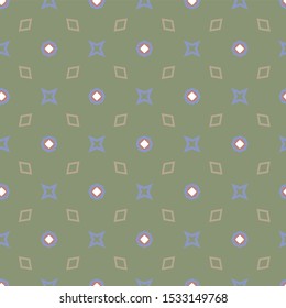 Seamless geometric ornamental vector pattern. Abstract background