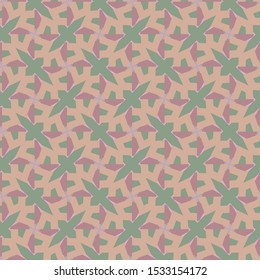 Seamless geometric ornamental vector pattern. Abstract background
