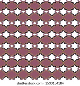 Seamless geometric ornamental vector pattern. Abstract background