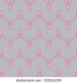 Seamless geometric ornamental vector pattern. Abstract background