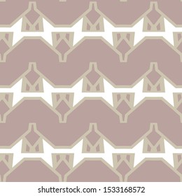 Seamless geometric ornamental vector pattern. Abstract background