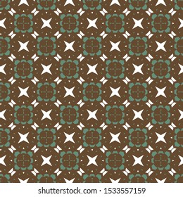 Seamless geometric ornamental vector pattern. Abstract background