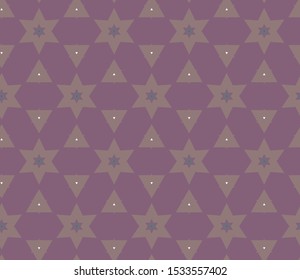 Seamless geometric ornamental vector pattern. Abstract background