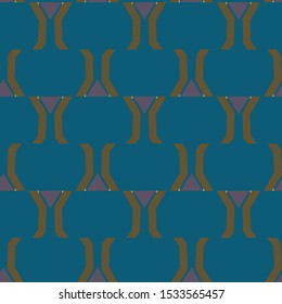 Seamless geometric ornamental vector pattern. Abstract background