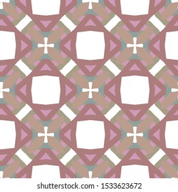 Seamless geometric ornamental vector pattern. Abstract background