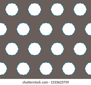 Seamless geometric ornamental vector pattern. Abstract background