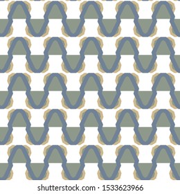 Seamless geometric ornamental vector pattern. Abstract background