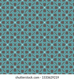Seamless geometric ornamental vector pattern. Abstract background