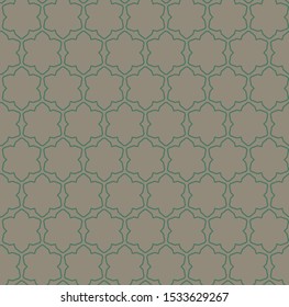 Seamless geometric ornamental vector pattern. Abstract background