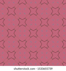 Seamless geometric ornamental vector pattern. Abstract background
