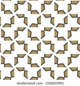 Seamless geometric ornamental vector pattern. Abstract background