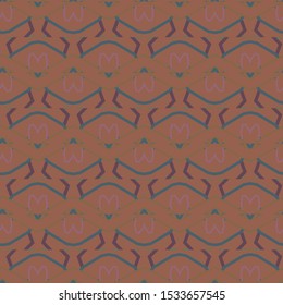 Seamless geometric ornamental vector pattern. Abstract background