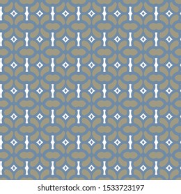 Seamless geometric ornamental vector pattern. Abstract background