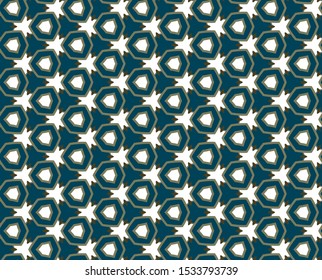 Seamless geometric ornamental vector pattern. Abstract background