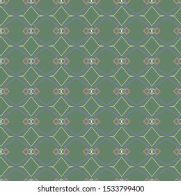 Seamless geometric ornamental vector pattern. Abstract background