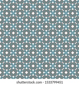 Seamless geometric ornamental vector pattern. Abstract background