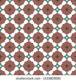 Seamless geometric ornamental vector pattern. Abstract background