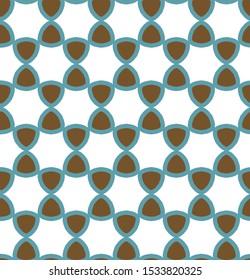 Seamless geometric ornamental vector pattern. Abstract background