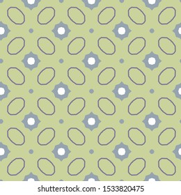 Seamless geometric ornamental vector pattern. Abstract background