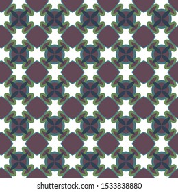 Seamless geometric ornamental vector pattern. Abstract background