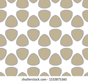 Seamless geometric ornamental vector pattern. Abstract background