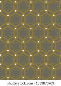 Seamless geometric ornamental vector pattern. Abstract background