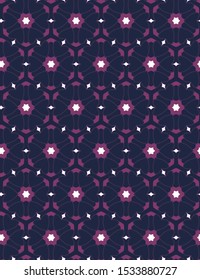 Seamless geometric ornamental vector pattern. Abstract background
