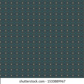 Seamless geometric ornamental vector pattern. Abstract background