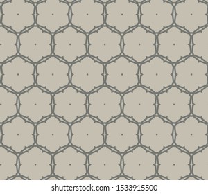Seamless geometric ornamental vector pattern. Abstract background