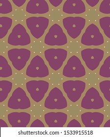 Seamless geometric ornamental vector pattern. Abstract background