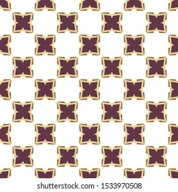 Seamless geometric ornamental vector pattern. Abstract background