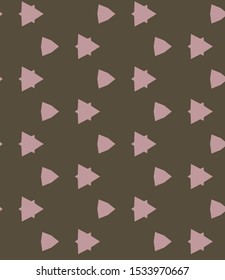 Seamless geometric ornamental vector pattern. Abstract background