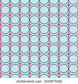 Seamless geometric ornamental vector pattern. Abstract background
