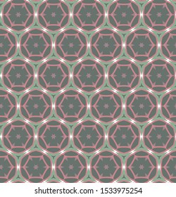 Seamless geometric ornamental vector pattern. Abstract background
