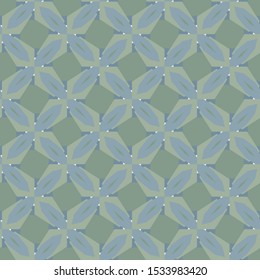 Seamless geometric ornamental vector pattern. Abstract background