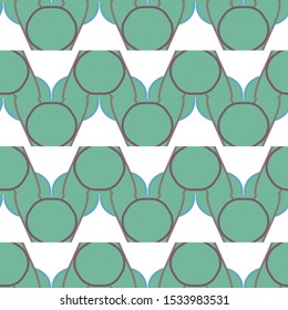 Seamless geometric ornamental vector pattern. Abstract background