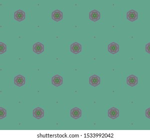 Seamless geometric ornamental vector pattern. Abstract background