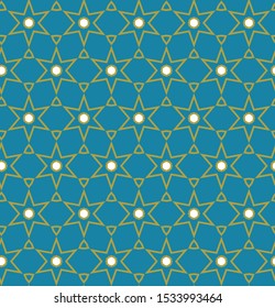 Seamless geometric ornamental vector pattern. Abstract background