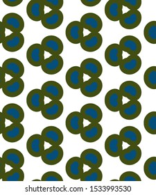 Seamless geometric ornamental vector pattern. Abstract background