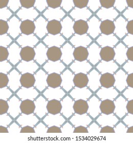 Seamless geometric ornamental vector pattern. Abstract background