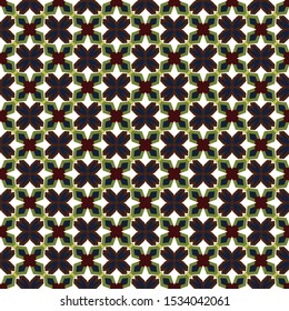 Seamless geometric ornamental vector pattern. Abstract background
