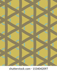 Seamless geometric ornamental vector pattern. Abstract background