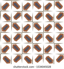 Seamless geometric ornamental vector pattern. Abstract background