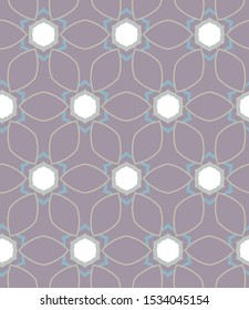 Seamless geometric ornamental vector pattern. Abstract background