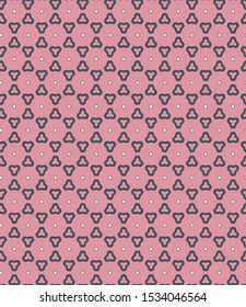 Seamless geometric ornamental vector pattern. Abstract background