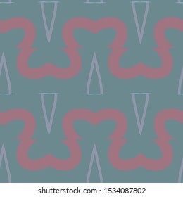 Seamless geometric ornamental vector pattern. Abstract background