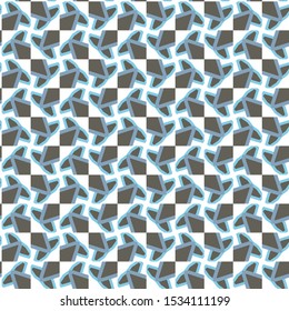 Seamless geometric ornamental vector pattern. Abstract background