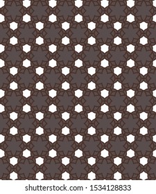 Seamless geometric ornamental vector pattern. Abstract background